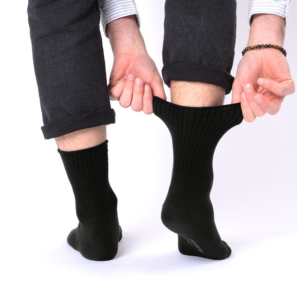 Occulto Damen & Herren Socken ohne Gummibund 10er Pack (Modell: Velano)