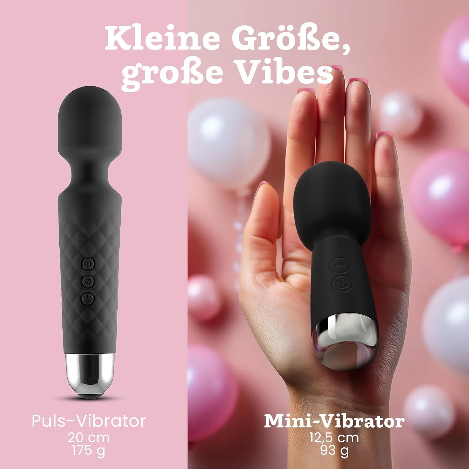 Oliver James Bullet Mini Vibrator Schwarz