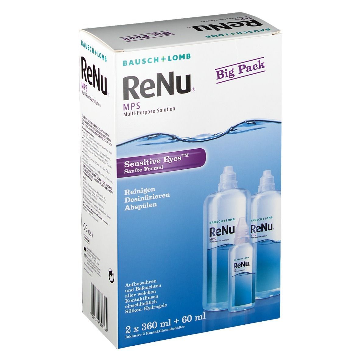 ReNu® MPS™ Big Box 2 x 360 ml + 1 x 60 ml