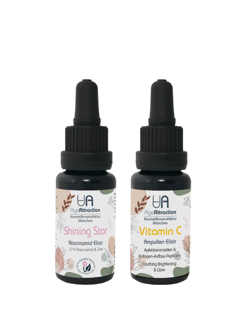 AGE ATTRACTION - straff & strahlende Haut: Niacinamid-Serum Shining Star + Vitamin C