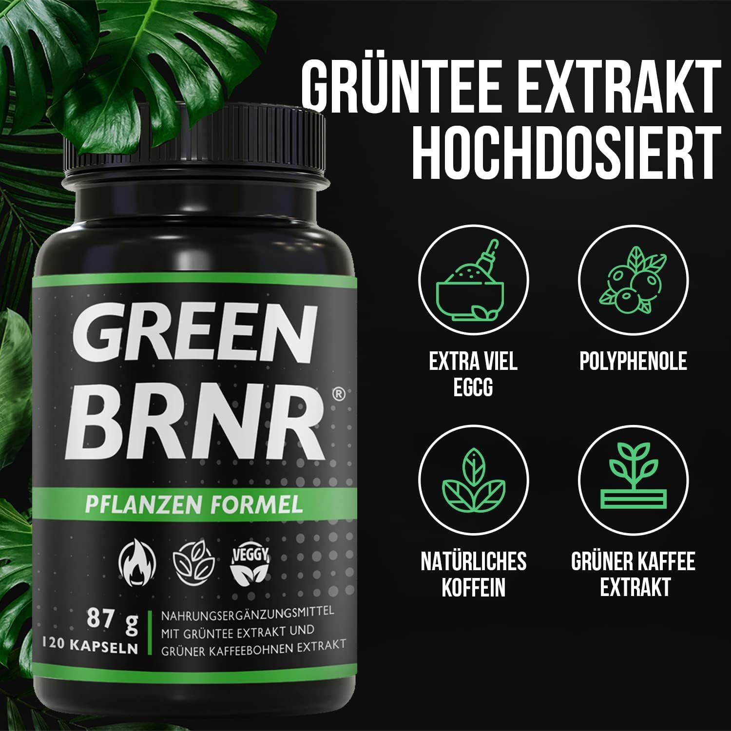 BRNR GREEN  - Grüntee Extrakt