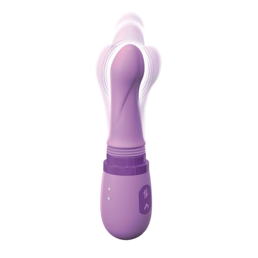Wiederaufladbarer Stoßvibrator mit Heizfunktion | 7 Vibrationsmodi | Fantasy for Her