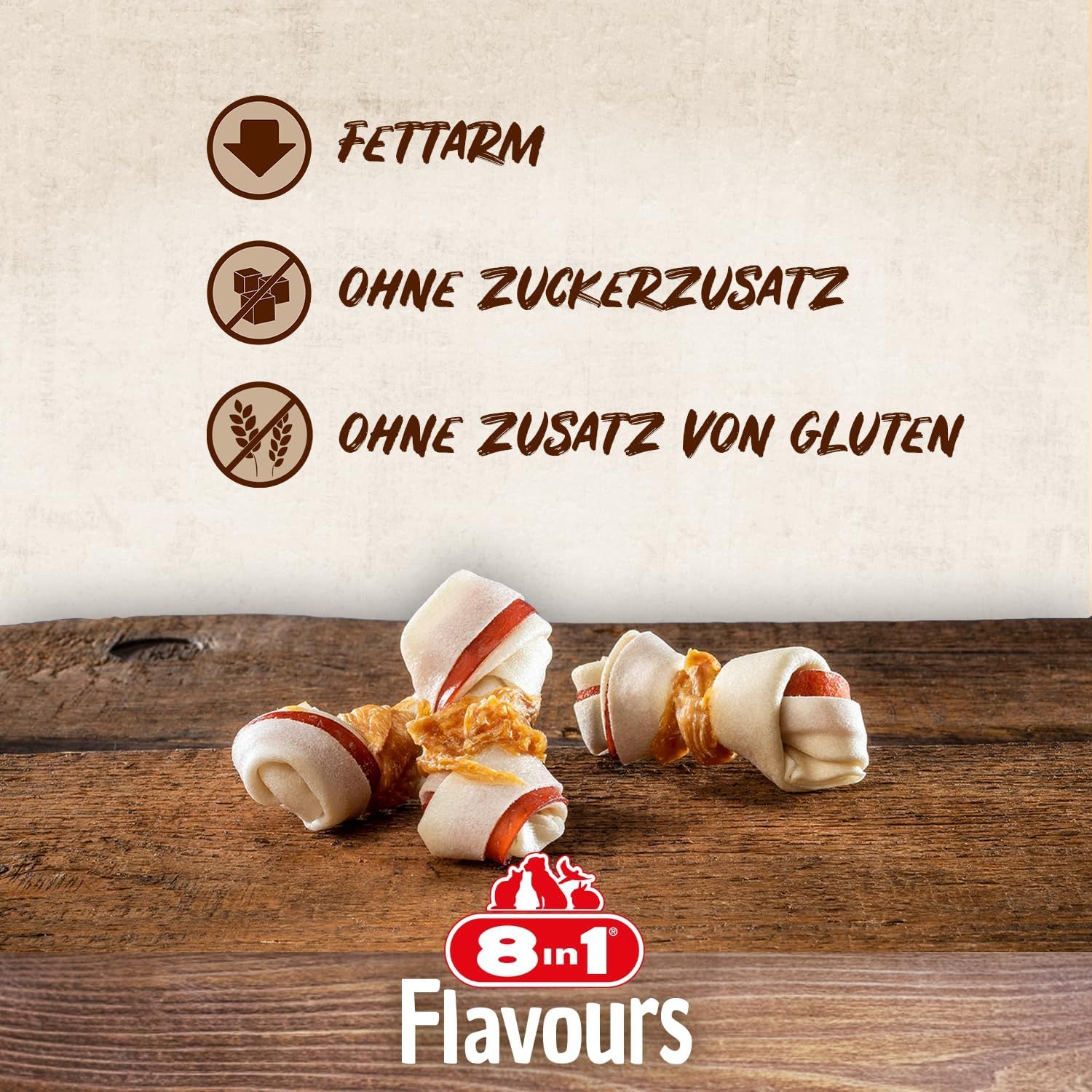 8in1 Triple Flavour Knochen XS