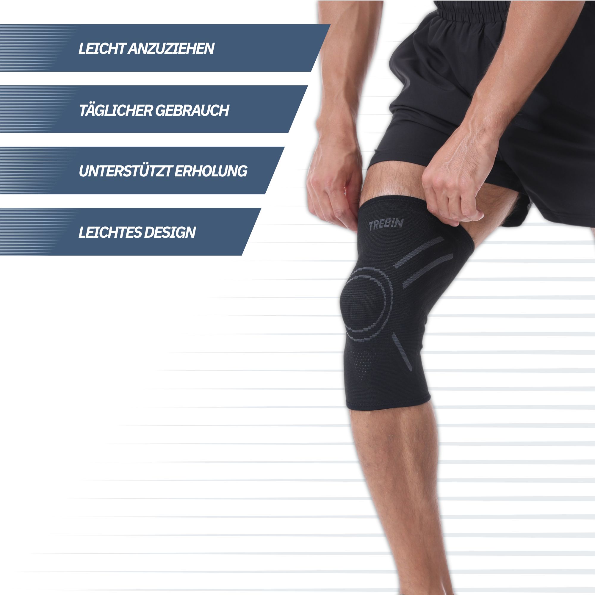 Trebin Kniebandage mit 3D Kompression
