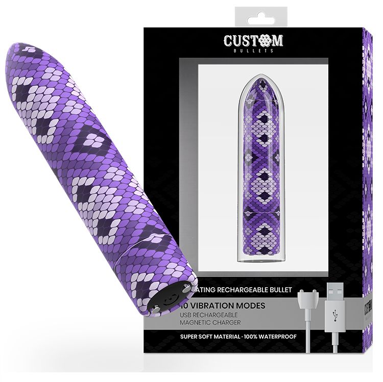 Custom Bullets - Mini-Vibrator mit Magnetladung