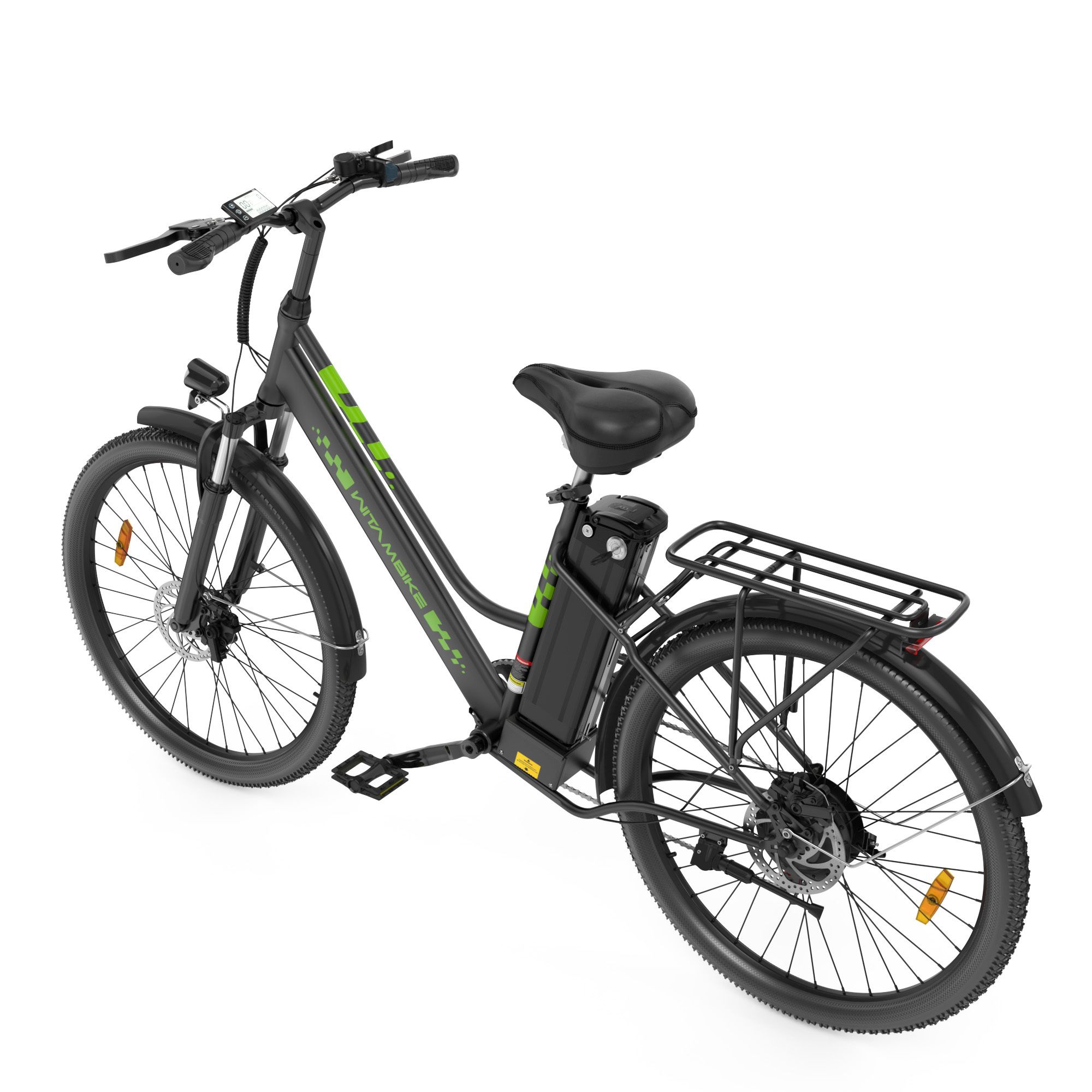 WITAMBIKE C26 E-Bike für Pendler, 36V 15Ah herausnehmbarer Akku
