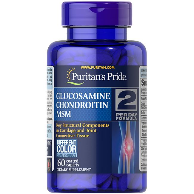 Puritan's Pride Glucosamin-Chondroitin-MSM (2 pro Tag Formel)