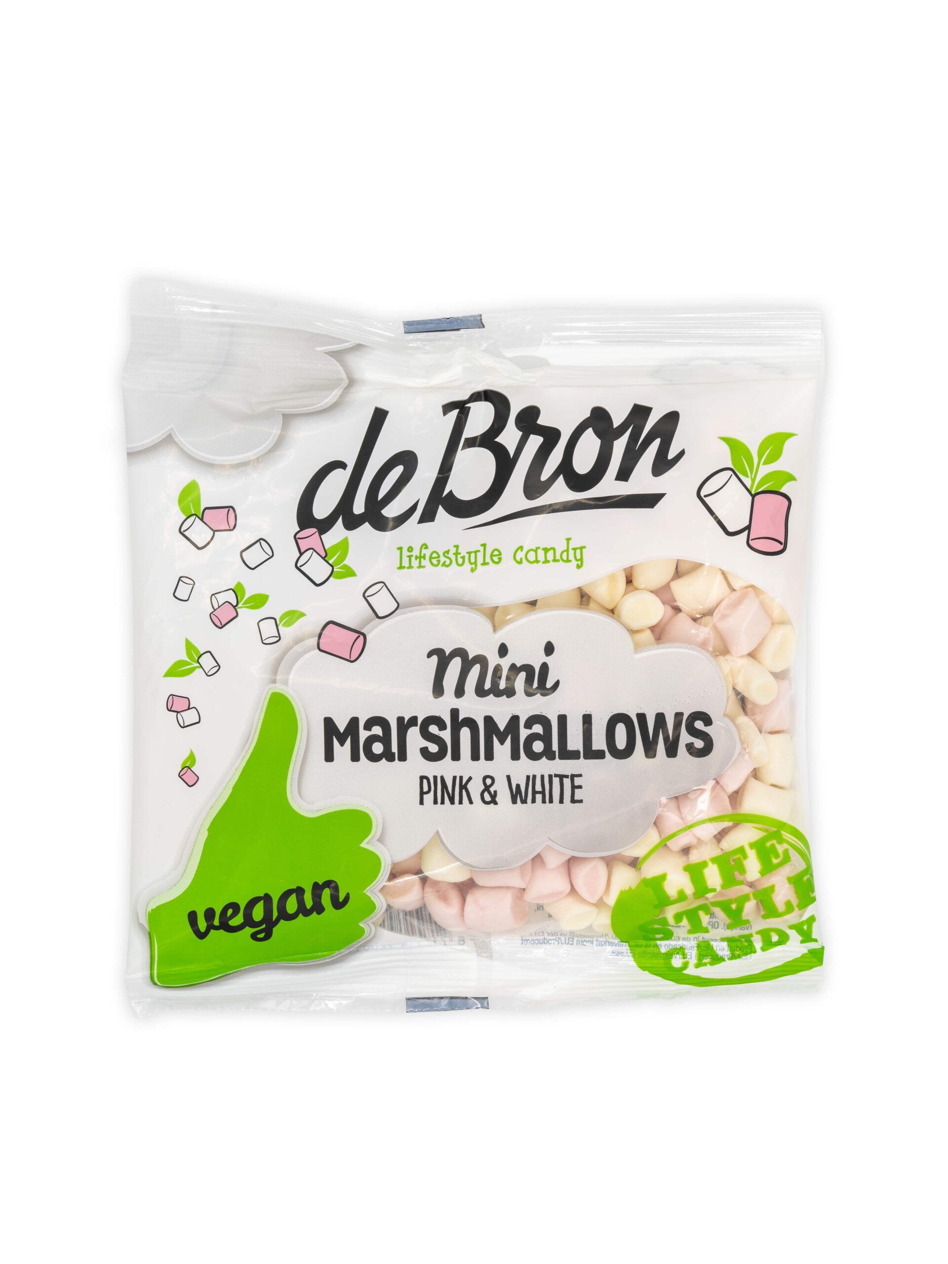 De Bron Mini Marshmallows Pink&White 0,075 kg - Shop Apotheke