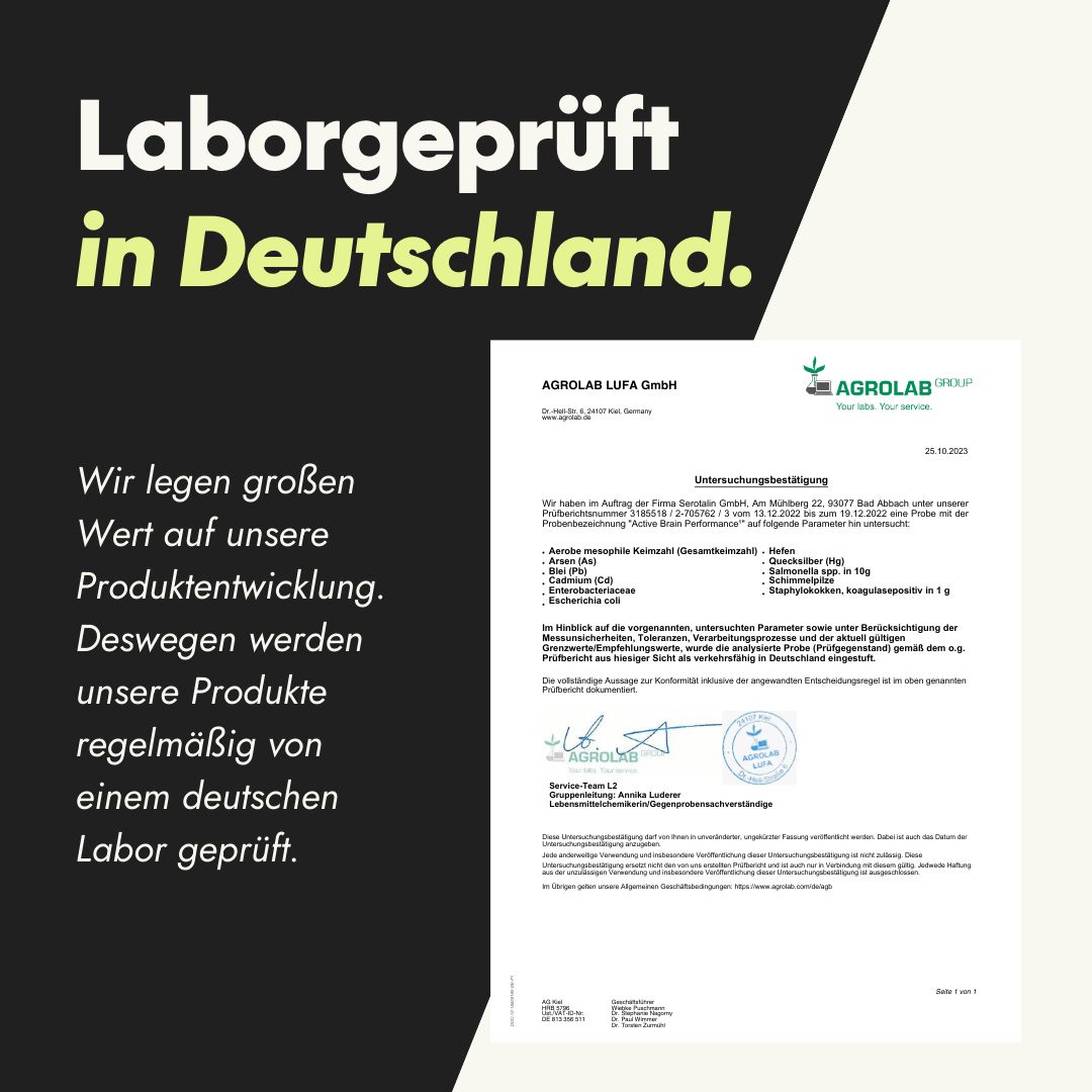 serotalin® HAPPY ENERGY 60 Kapseln - Energie, Wohlbefinden & Fokus I 5-HTP I Phenylalanin I Koffein