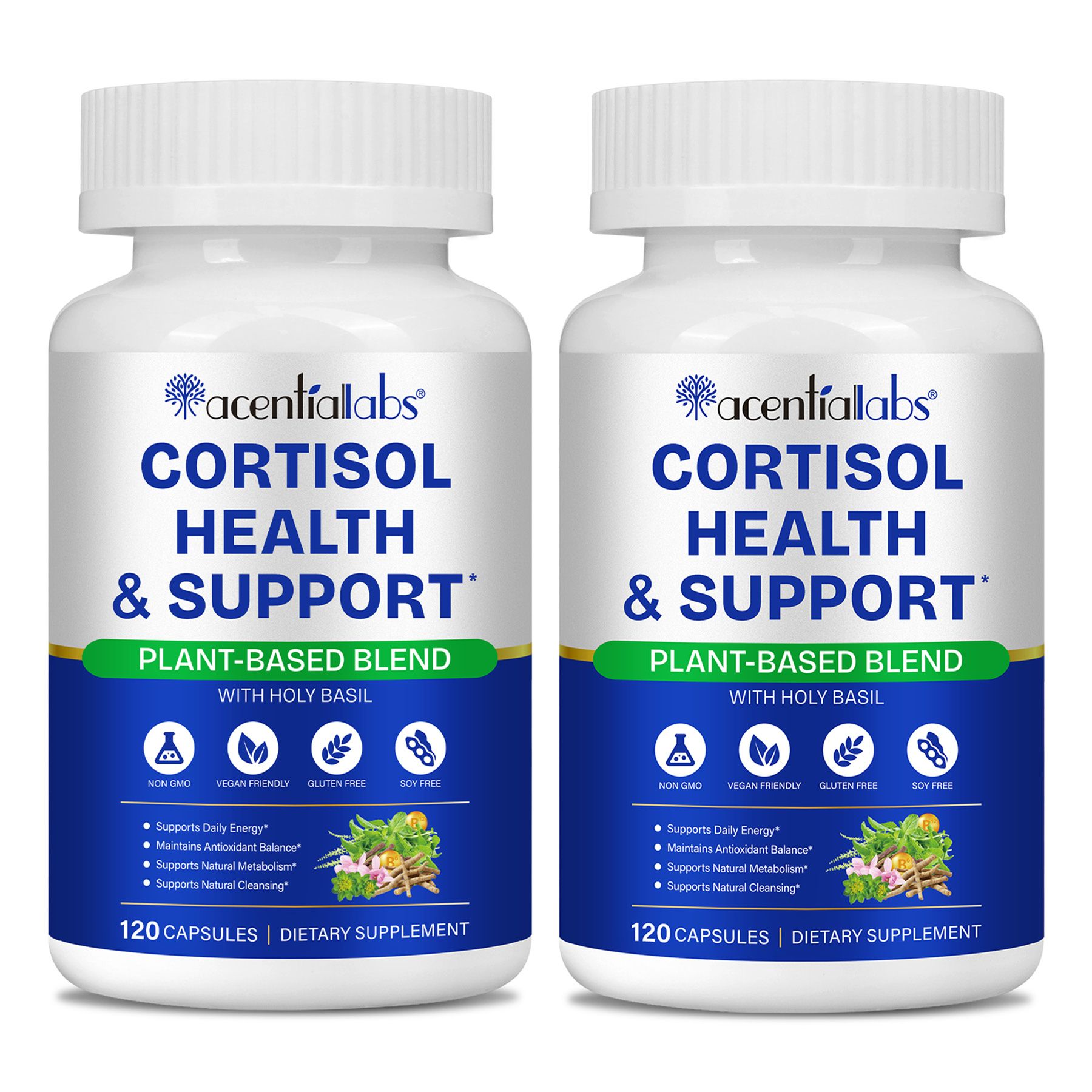 ALIVER Cortisol Support Unterstützung Komplex Ashwagandha Magnesium Kapseln