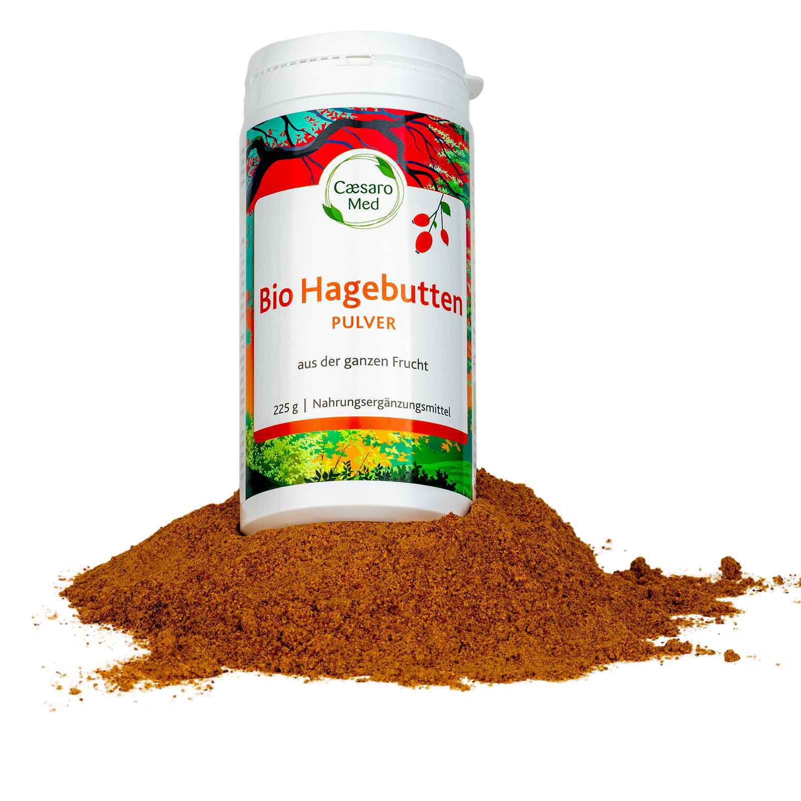 Caesaro Med Hagebutten Pulver Bio 225g