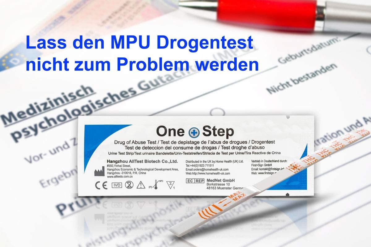 One+Step THC Urintest, Drogentest Cannabis Marijuana Haschisch, Urin  Teststreifen 1 St 