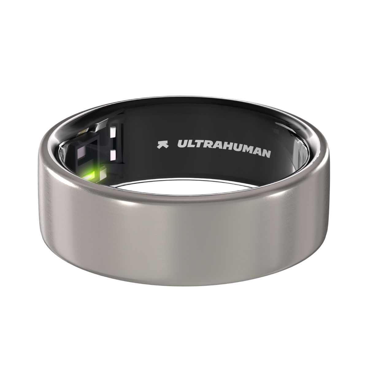 Ultrahuman AIR Smart Ring, Raw Titanium- Größe 12