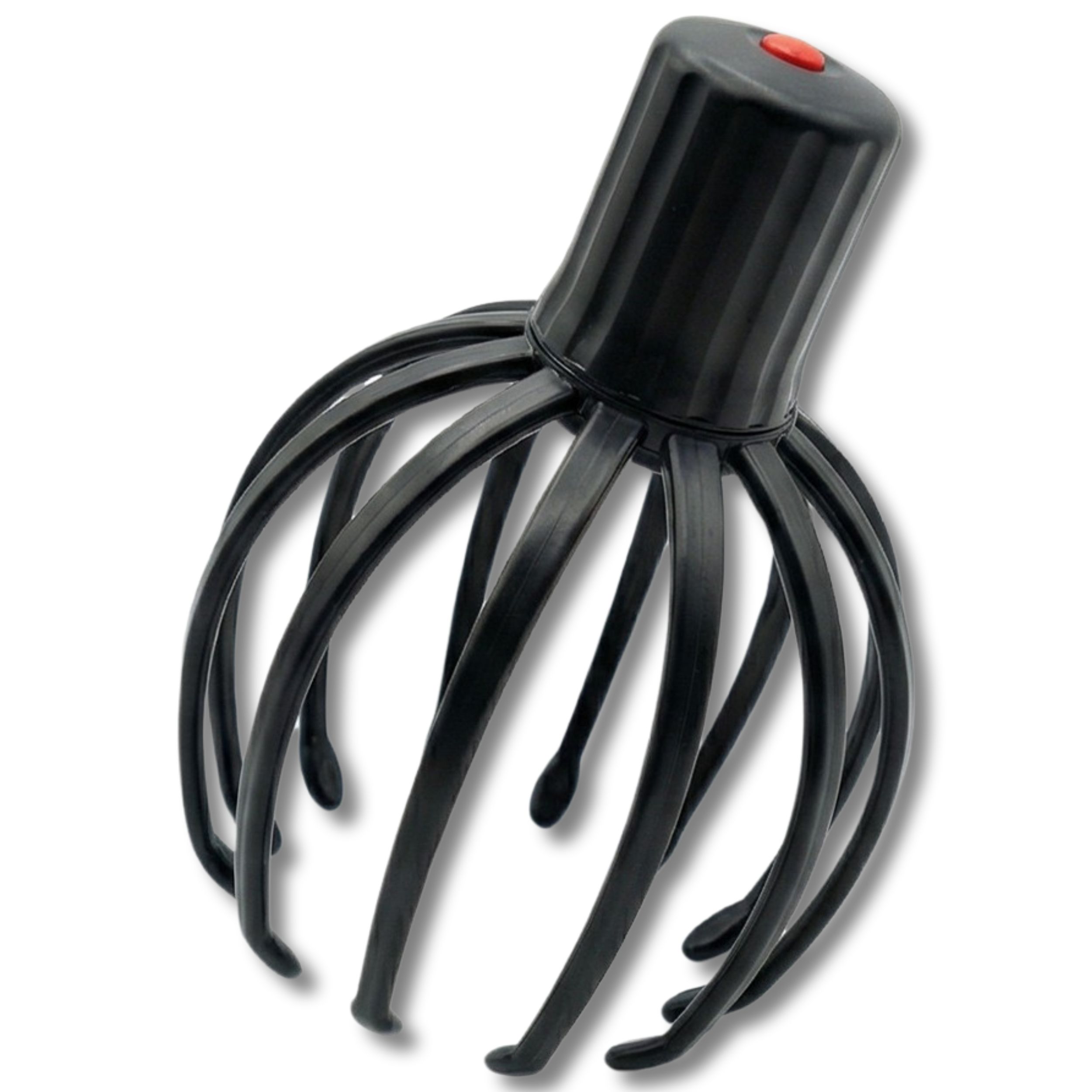 Elektrischer 360° Kopfhaut-Massager (freihändig) – Vibrationsmassage & Rotes Licht