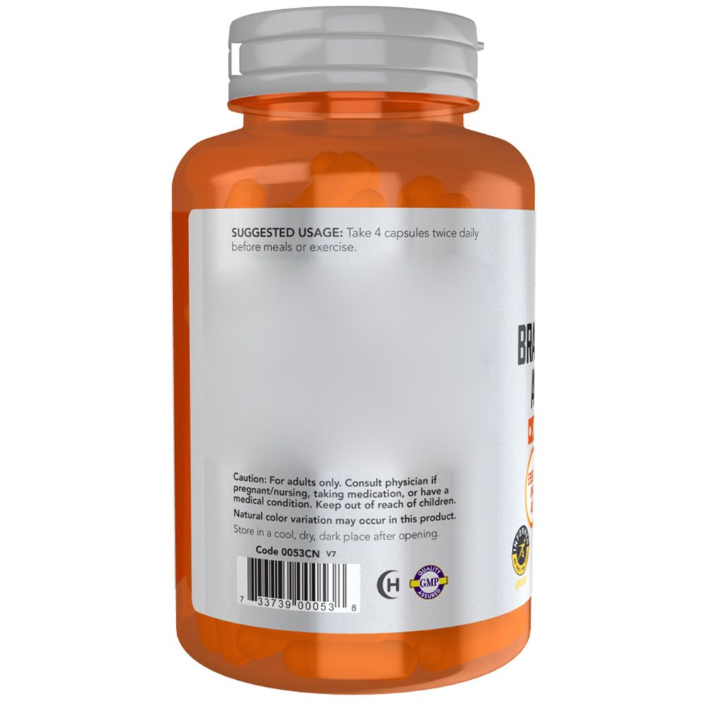 Rückseite der Flasche. Enthält Anwendungshinweise und Warnhinweise. Mit Zertifizierungen und einem Barcode.