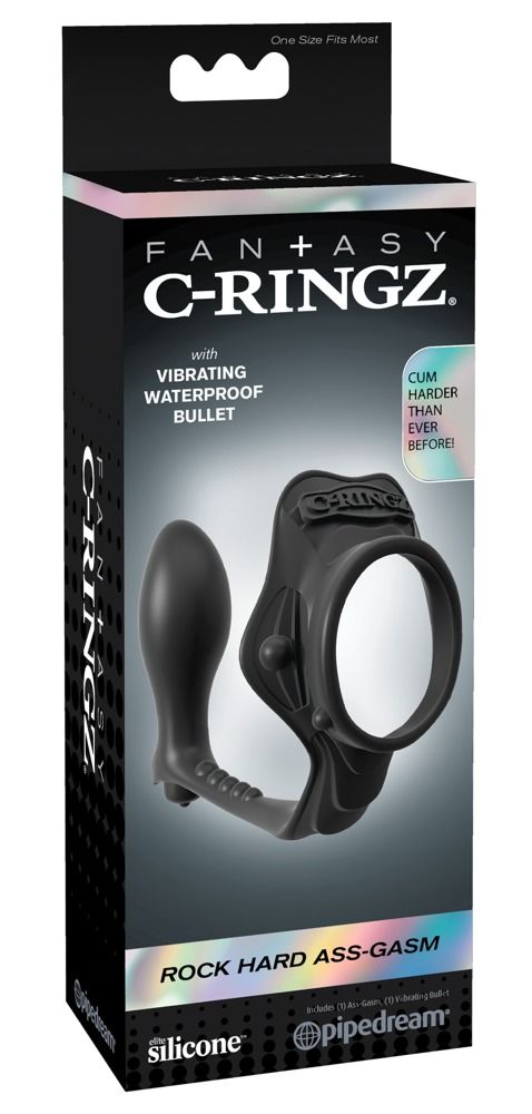 Verpackung für Fantasy C-Ringz mit Vibrationsbullet, zeigt das Produkt.