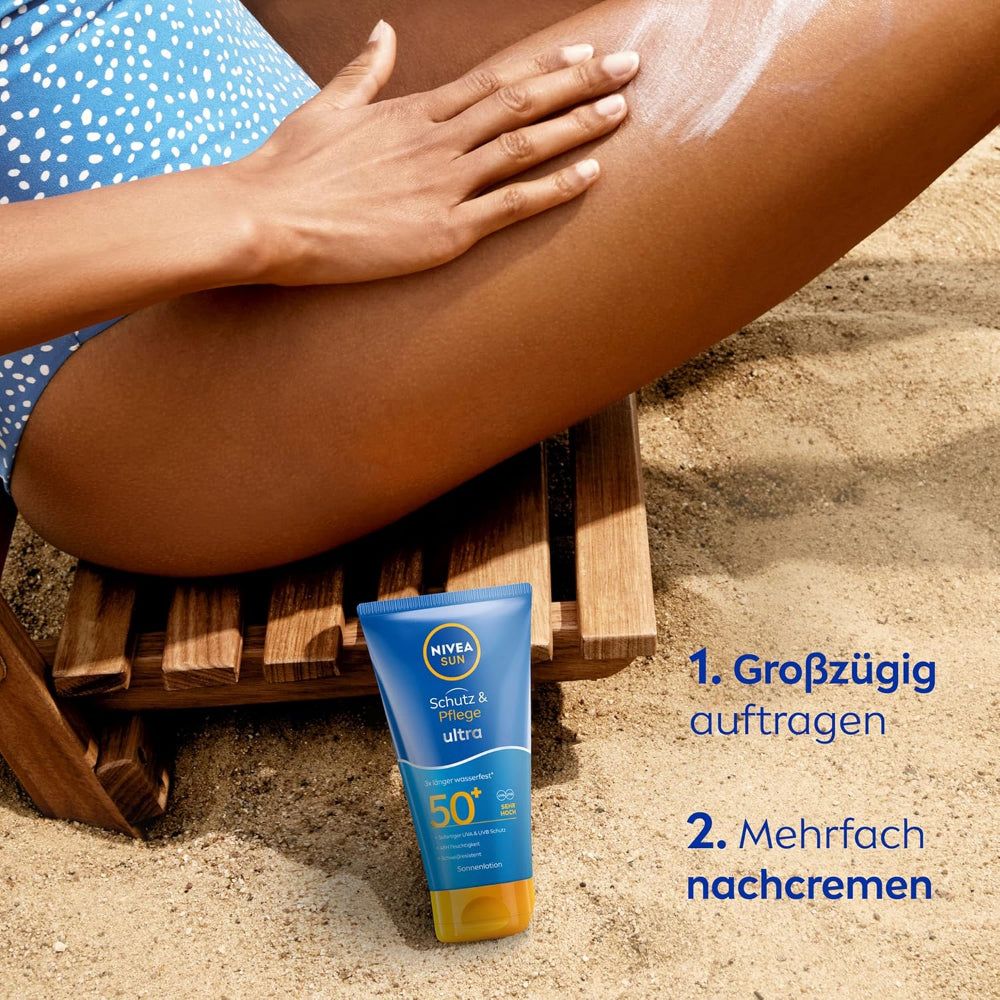 NIVEA SUN Schutz & Pflege Ultra Sonnenlotion LSF 50+