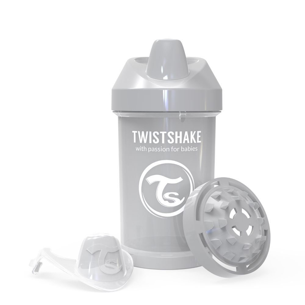 Twistshake Crawler Cup Trinkbecher / Schnabeltasse auslaufsicher mit Mixgitter 300ml