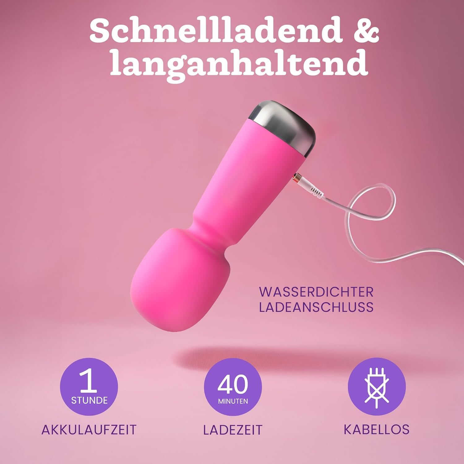 Oliver James Bullet Mini Vibrator Rosa