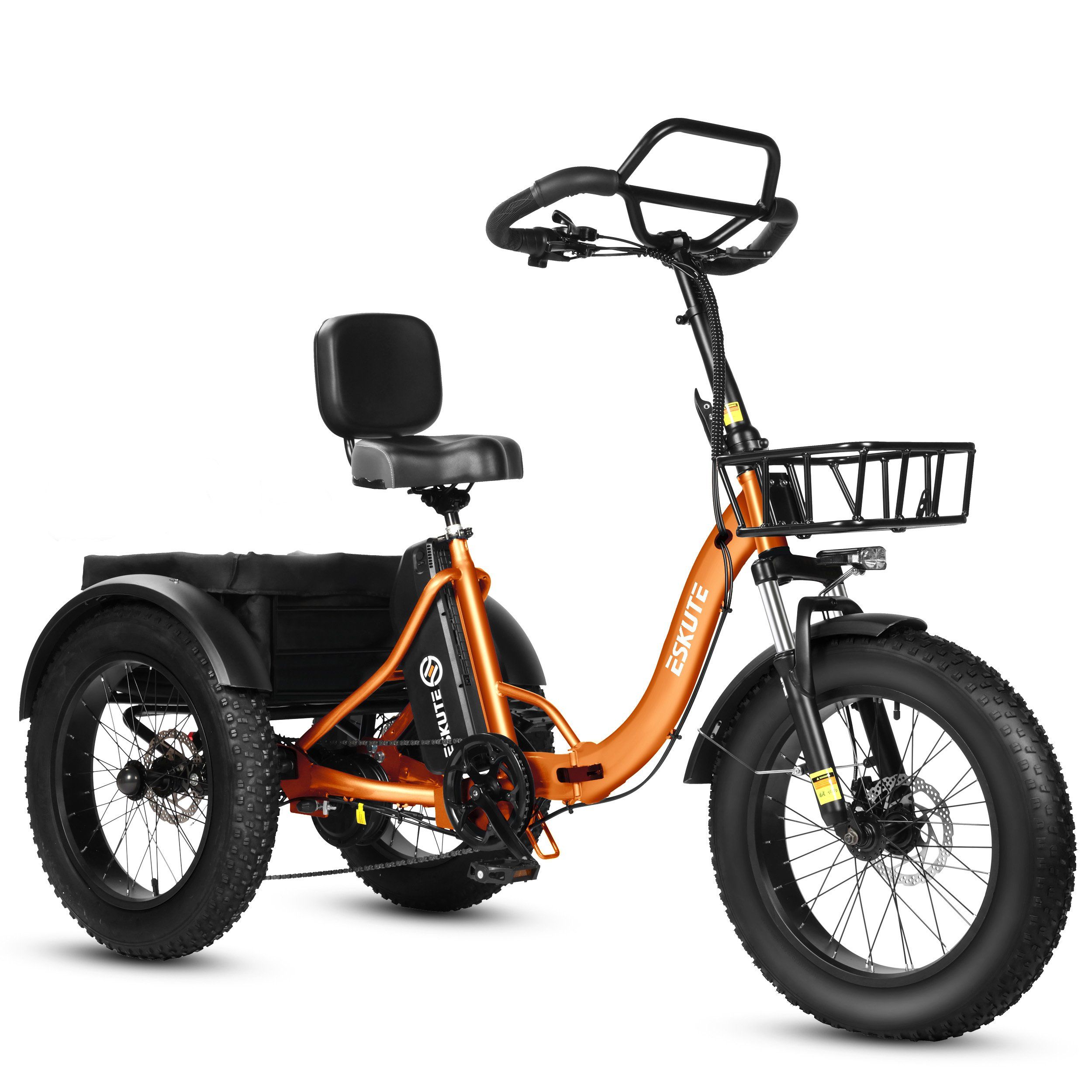 ESKUTE T302 Pro Elektrisches Lastendreirad, 48V 20,8Ah Akku
