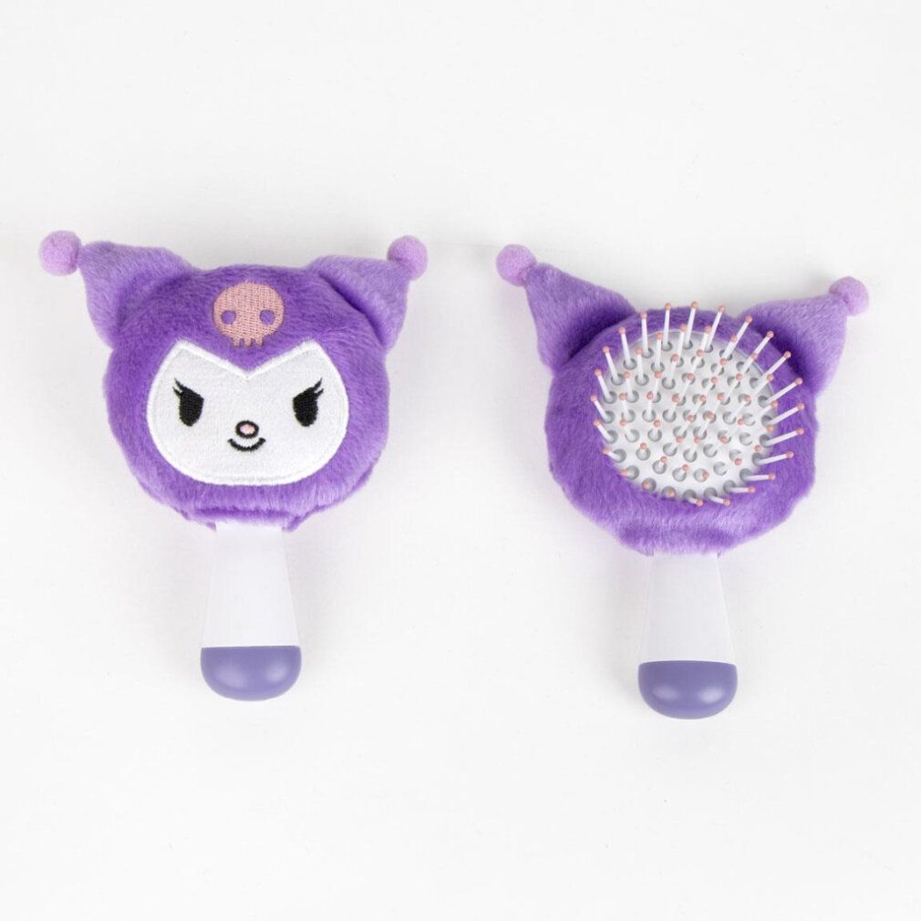 Kuromi Mini Plüsch-Haarbürste 13 cm