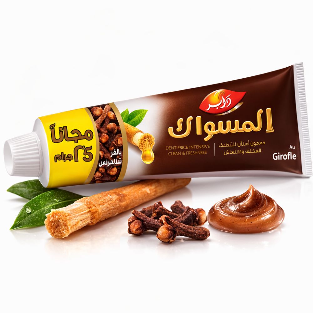 Dabur - Miswak-Zahnpasta mit Nelke 50g+25g