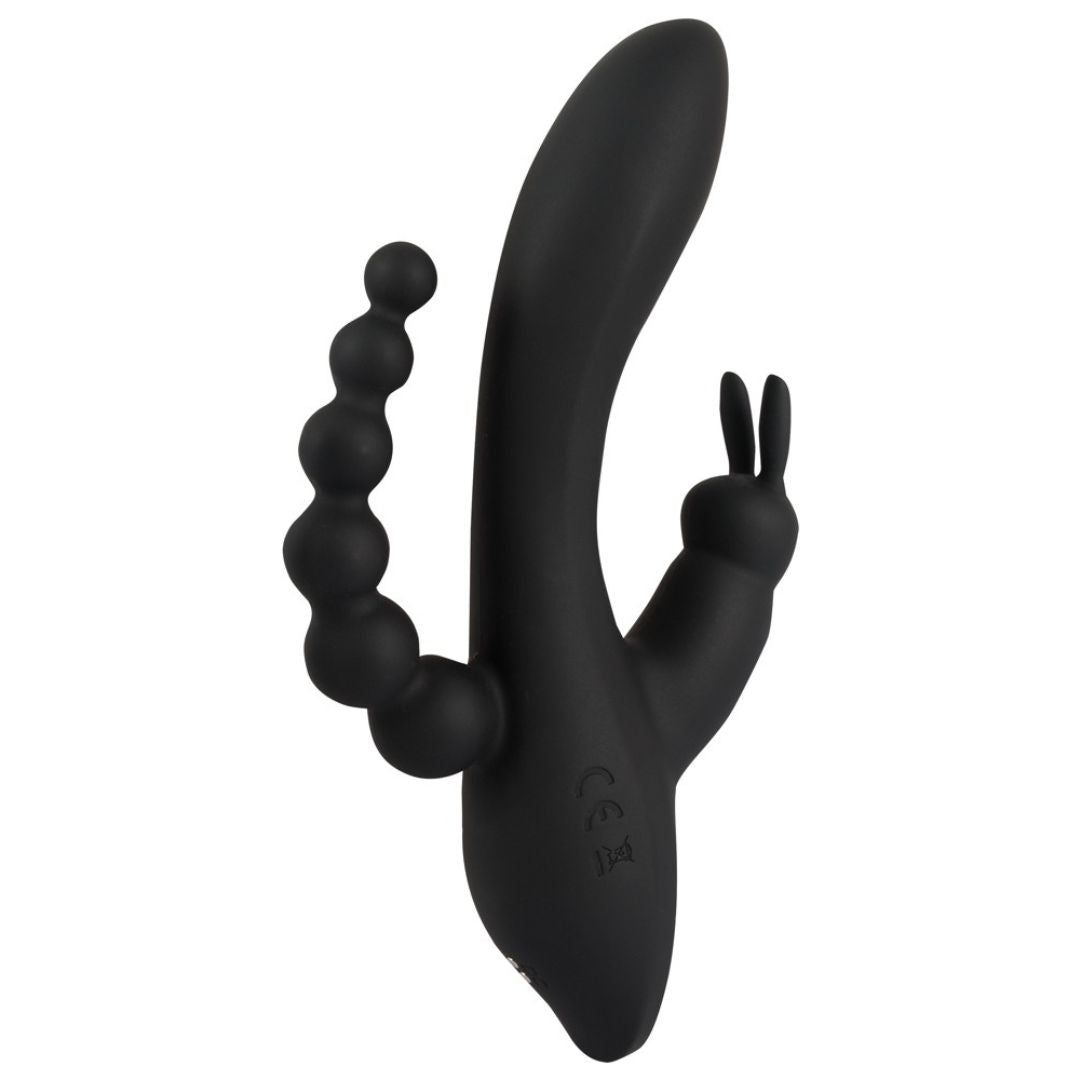 Vibrator Triple G-Spot Vibrator |  7 Vibrationsmodi, mit Klitoris- und Anus-Stimulator | Sweet Smile