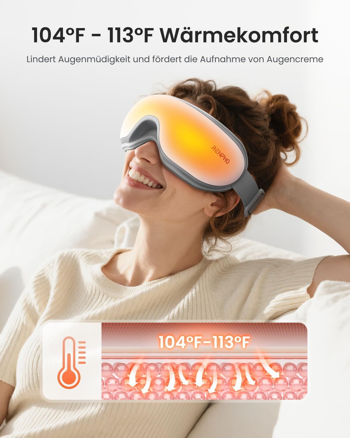 RENPHO  Augenmassagegerät mit Wärme
