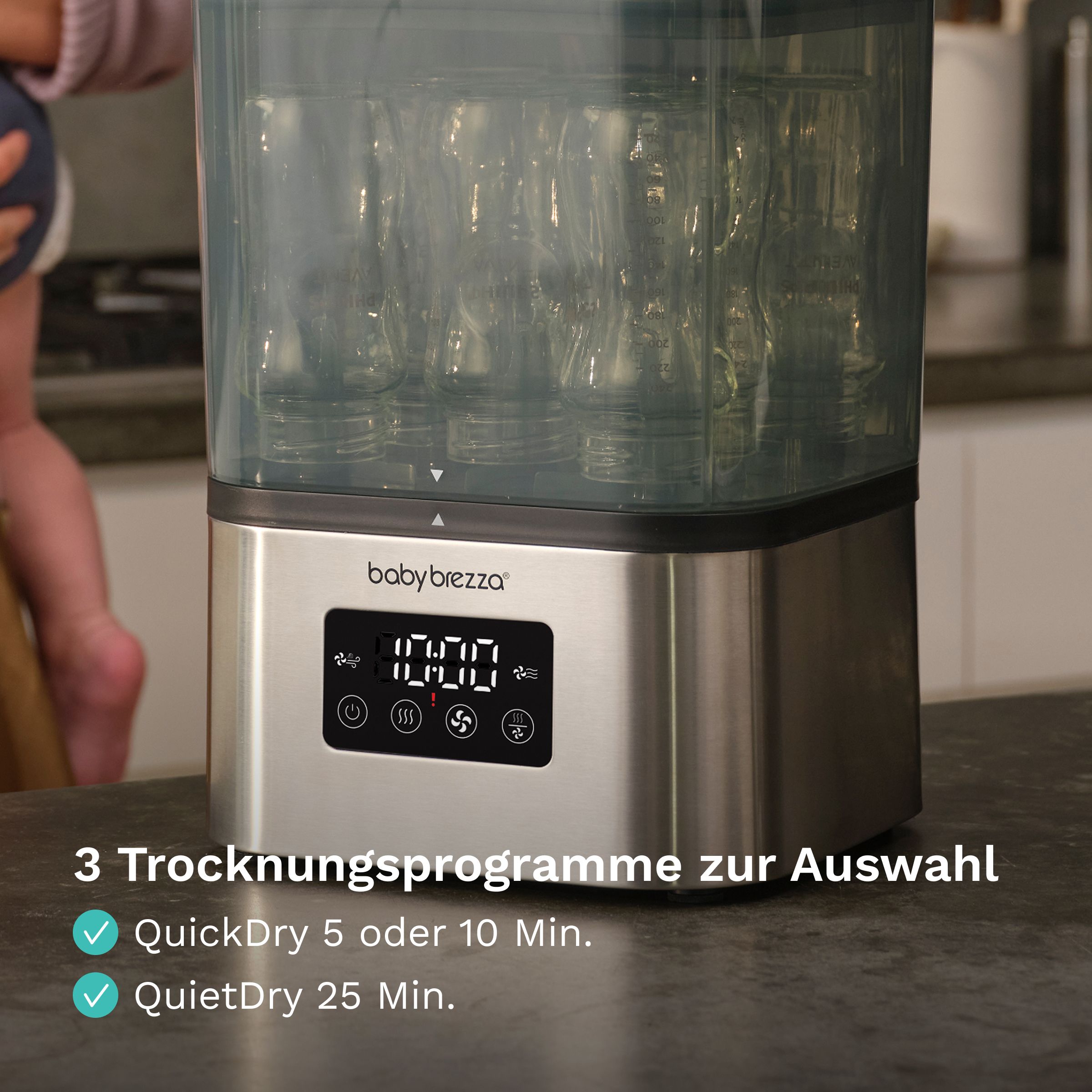 Baby Brezza SuperQuick 10-min Sterilizer Dryer