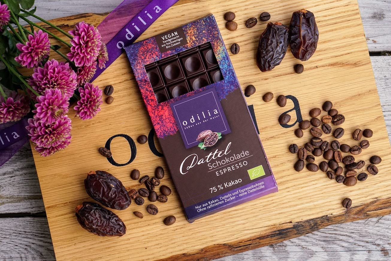 odilia Bio Dattel Schokolade mit Espresso