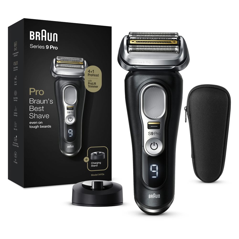 Braun - Elektrischer Rasierer "Series 9 - 9410s wet&dry" in Schwarz