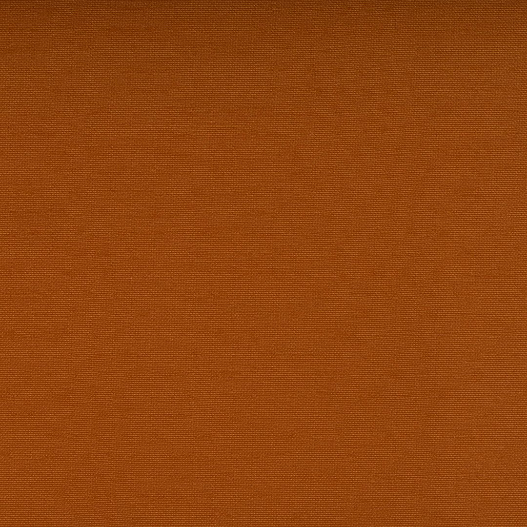 Stoffmuster in Lava Orange. Textiloberfläche mit feiner Struktur. Farbton: warmes Orange.