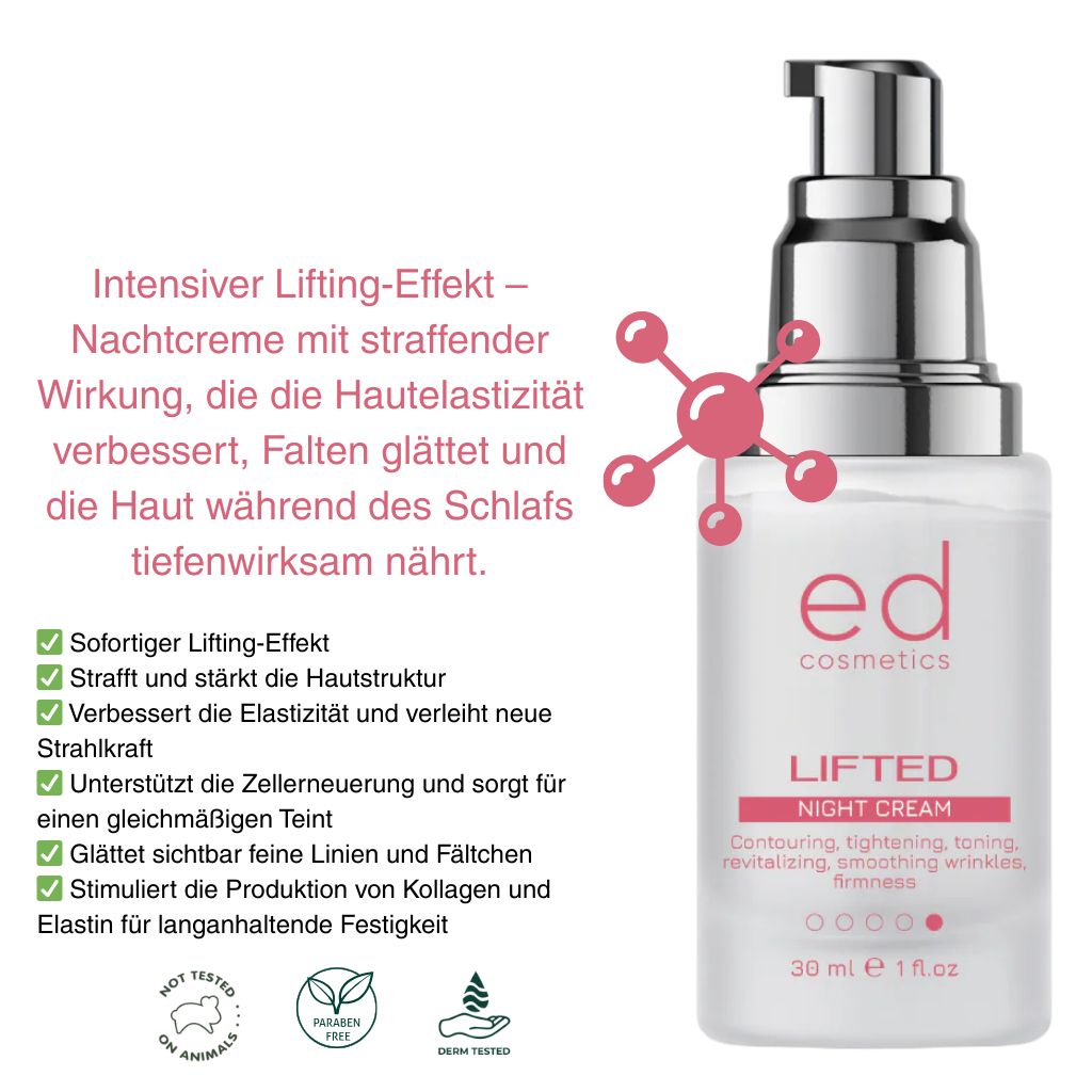ED COSMETICS Lifting Nachtpflege – Straffend, Regenerierend & ANTI-AGING