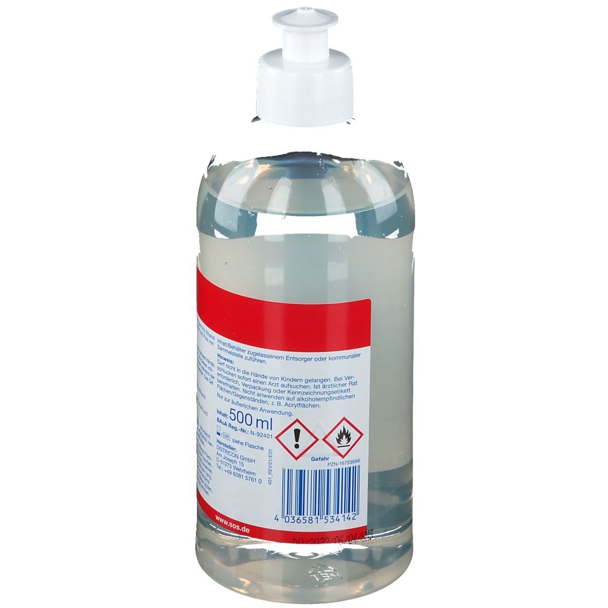 SOS Desinfizierendes Handgel