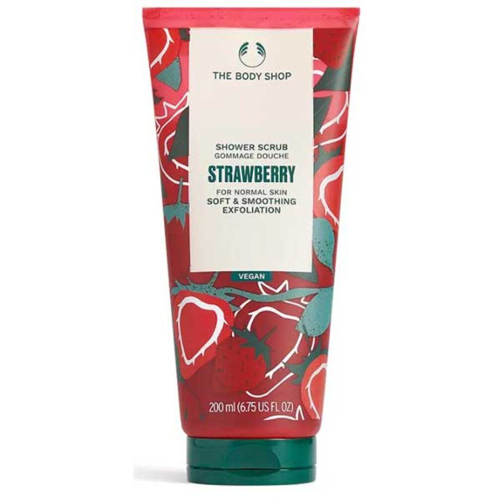 strawberry shower scrub