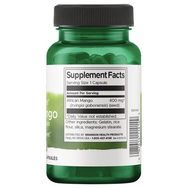 Swanson Afrikanische Mango Vollspektrum 400 mg