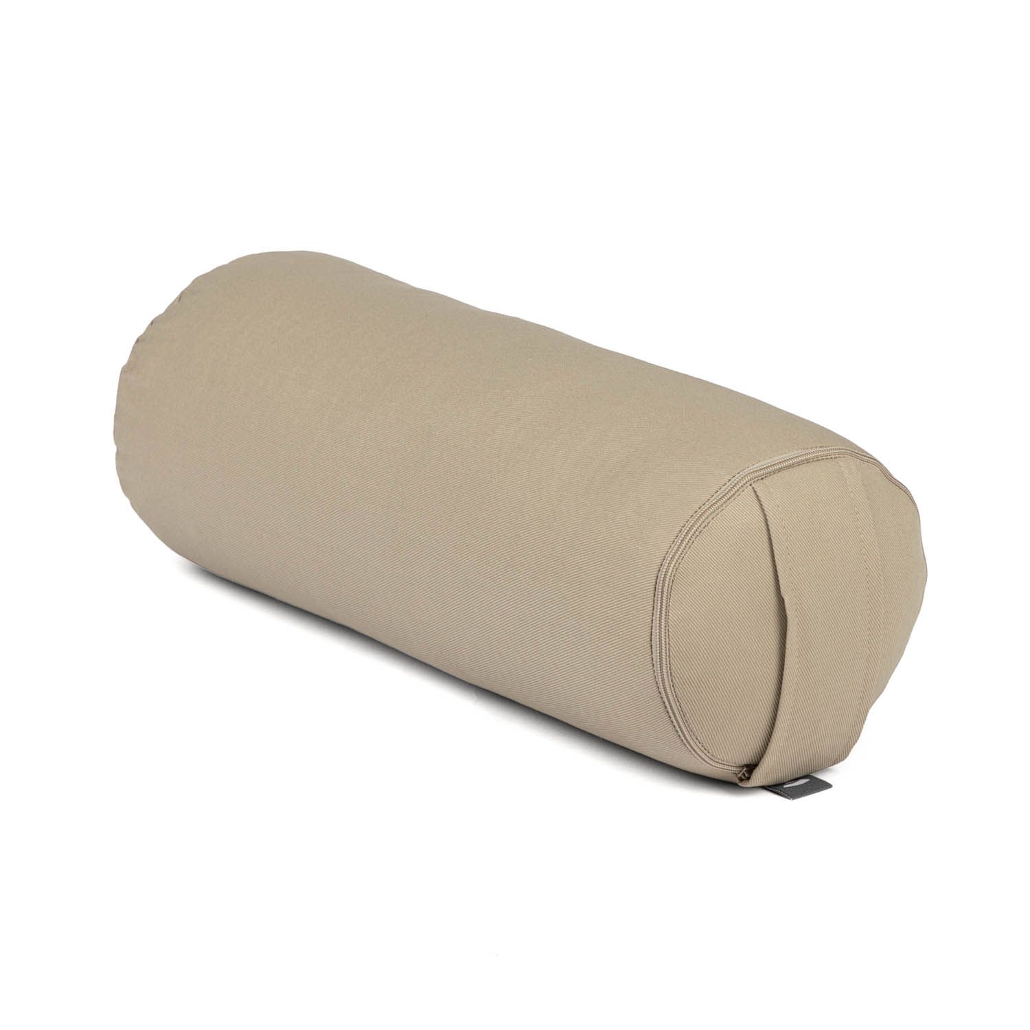 bodhi Yoga MINI BOLSTER ECO (Nackenrolle) Buchweizenschalen light taupe
