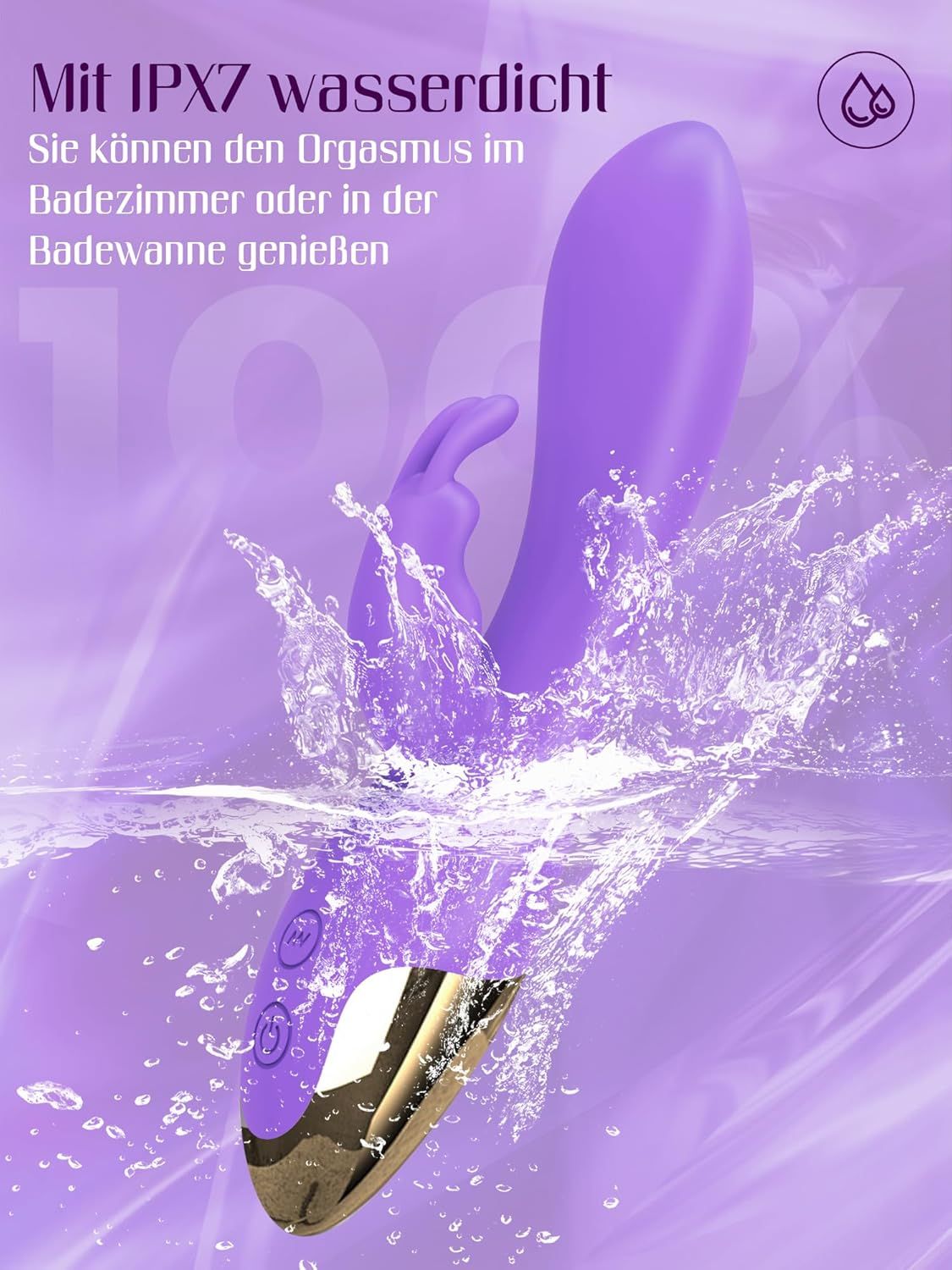HIVEFUN Diloschwanz G Punkt Vibrator flieder
