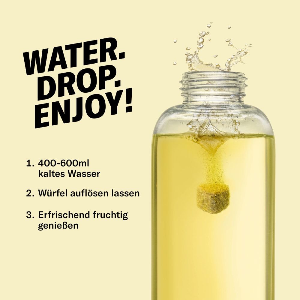 Waterdrop® x Ricola Microdrink  Taster Pack Quartett - Himbeere, Zitrone Minze, Granatapfe & Verbene