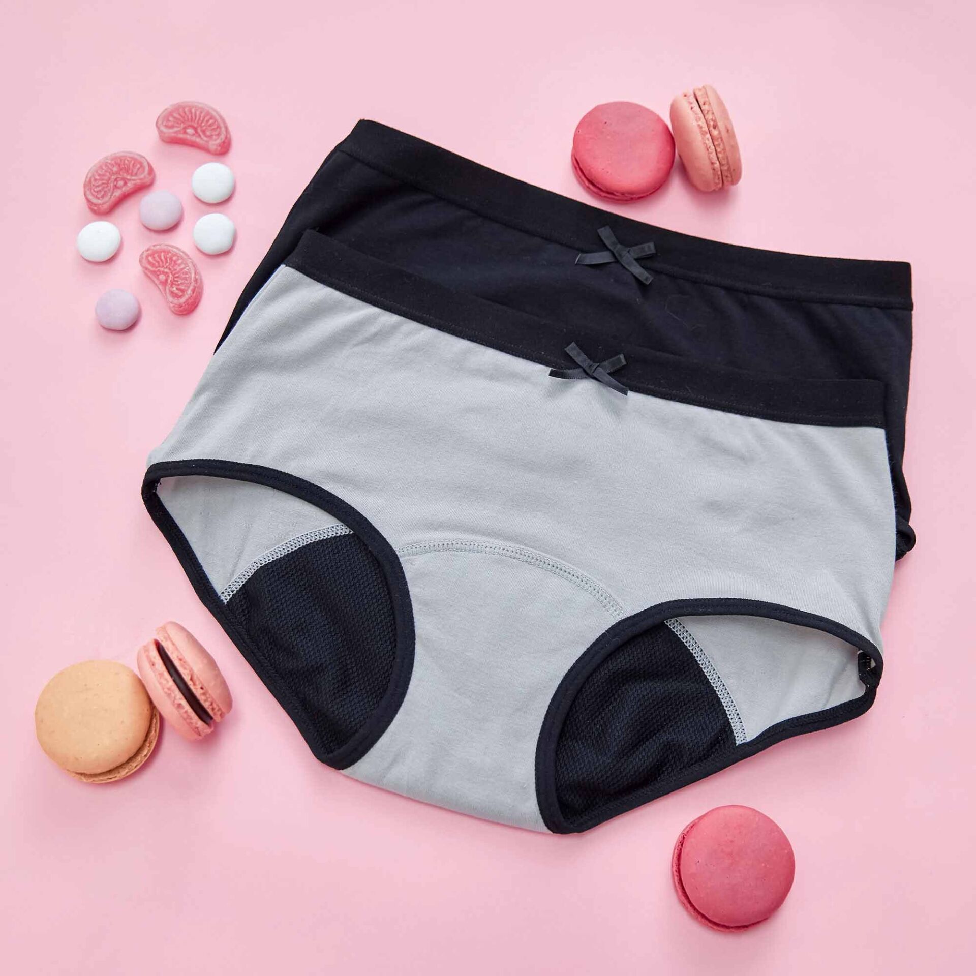 Selenacare Teens Menstrual Undies Sporty Black Size 158