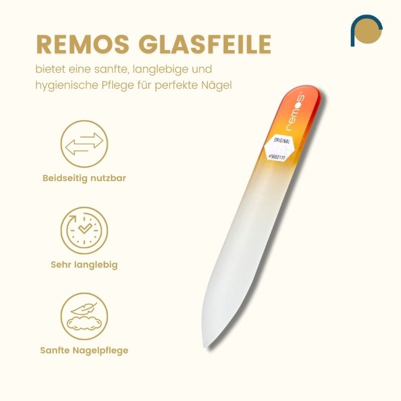 REMOS Glasnagelfeile, beidseitig