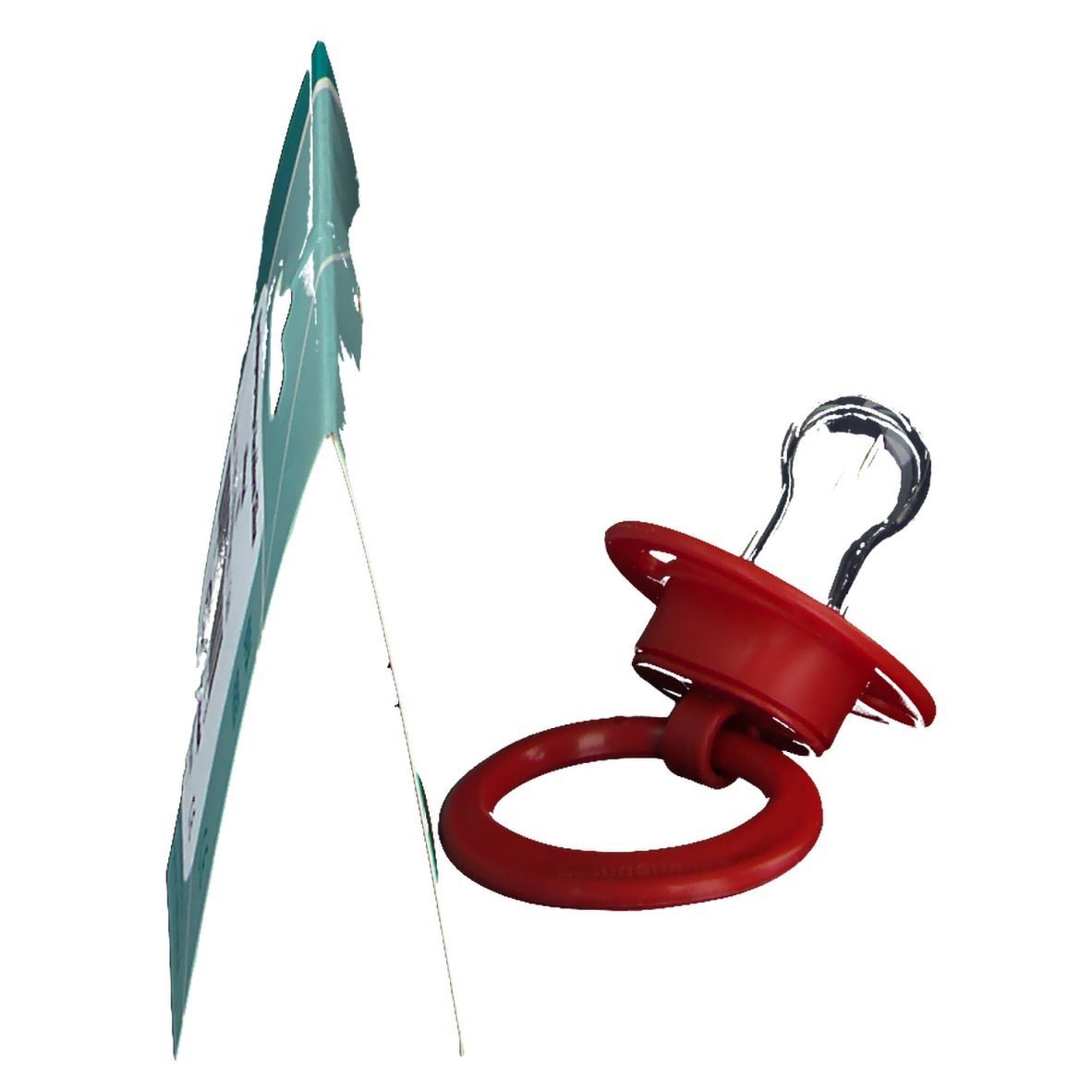 Dr. Junghans® Beruhigungssauger kirschform Universal Silikon rot