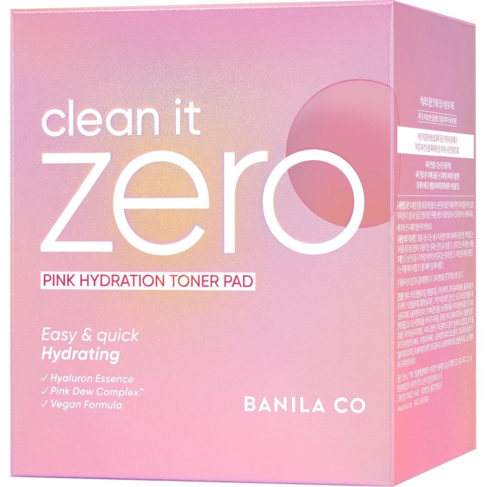 BANILA CO Clean it Zero Pink Hydrattion Toner-Pad