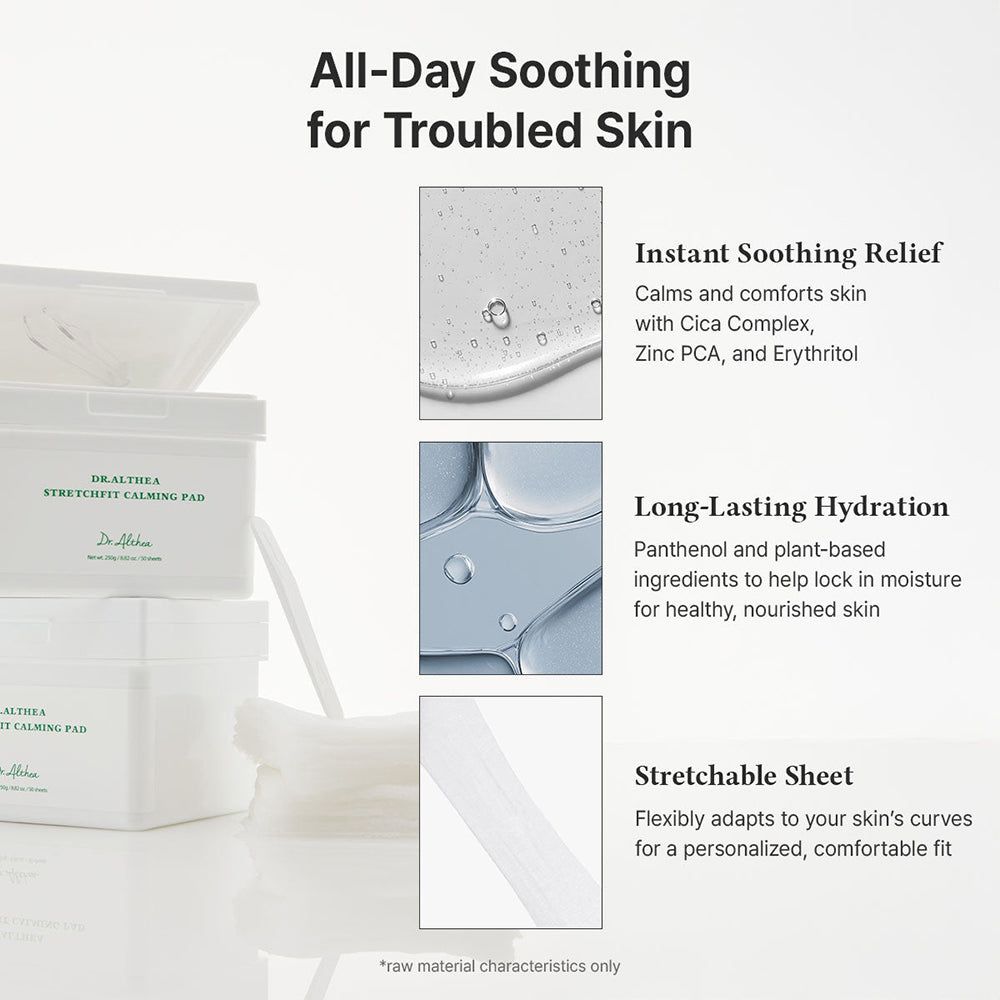 Dr. Althea Stretchfit Calming Pad, 60 Stück