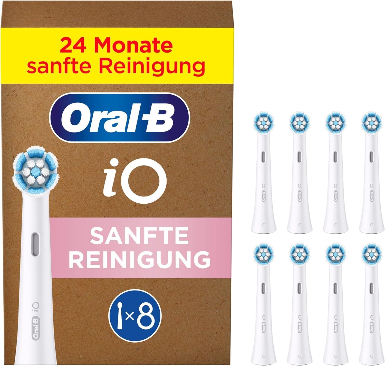 Oral-B AUFSTECKBÜRSTEN 8ER FFU (IO SANFTE REINIGUN)