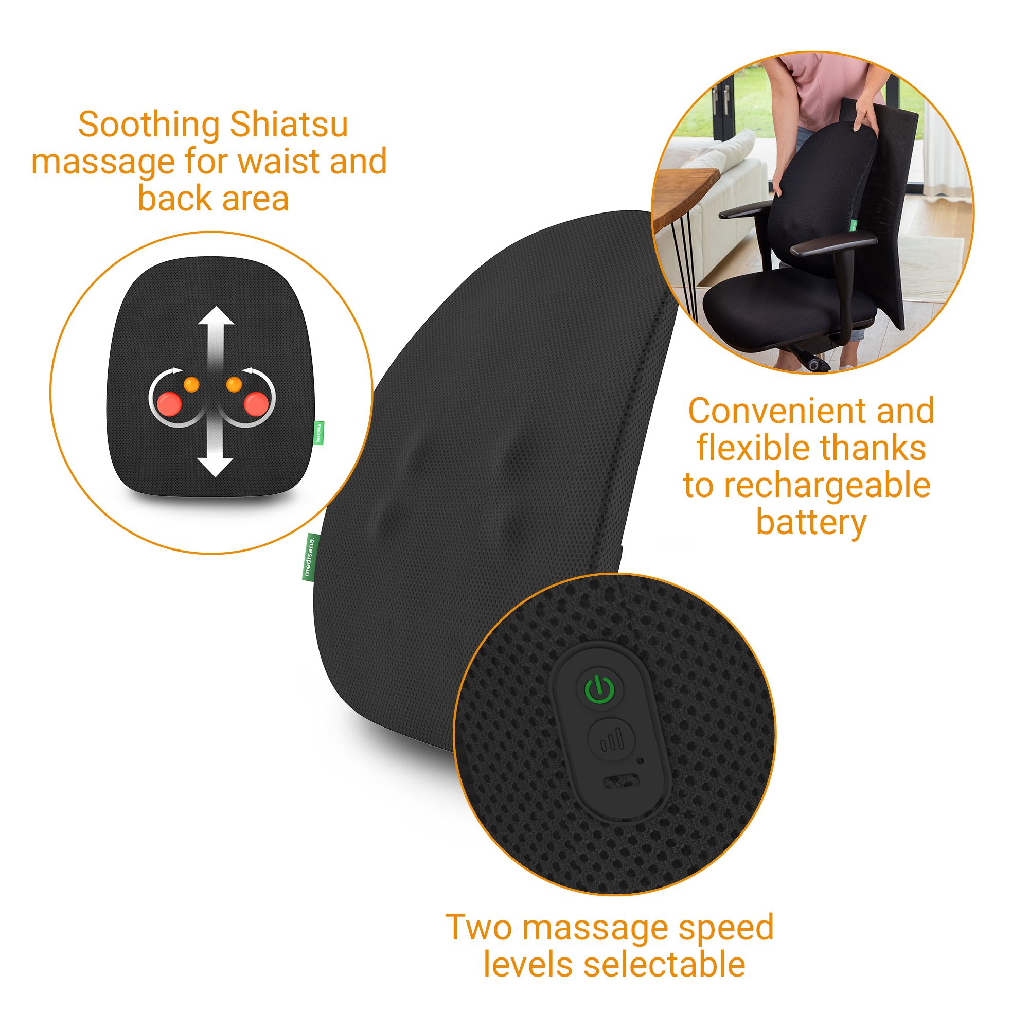 medisana MC 500 Massagesitzauflage