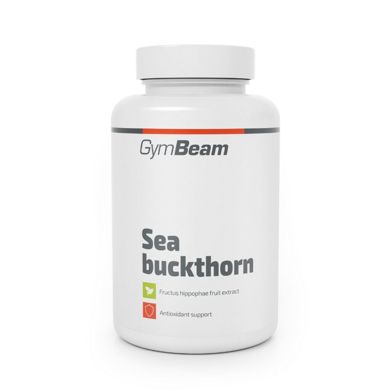 GymBeam Sea buckthorn Kapseln mit Antioxidantien-Unterstützung.