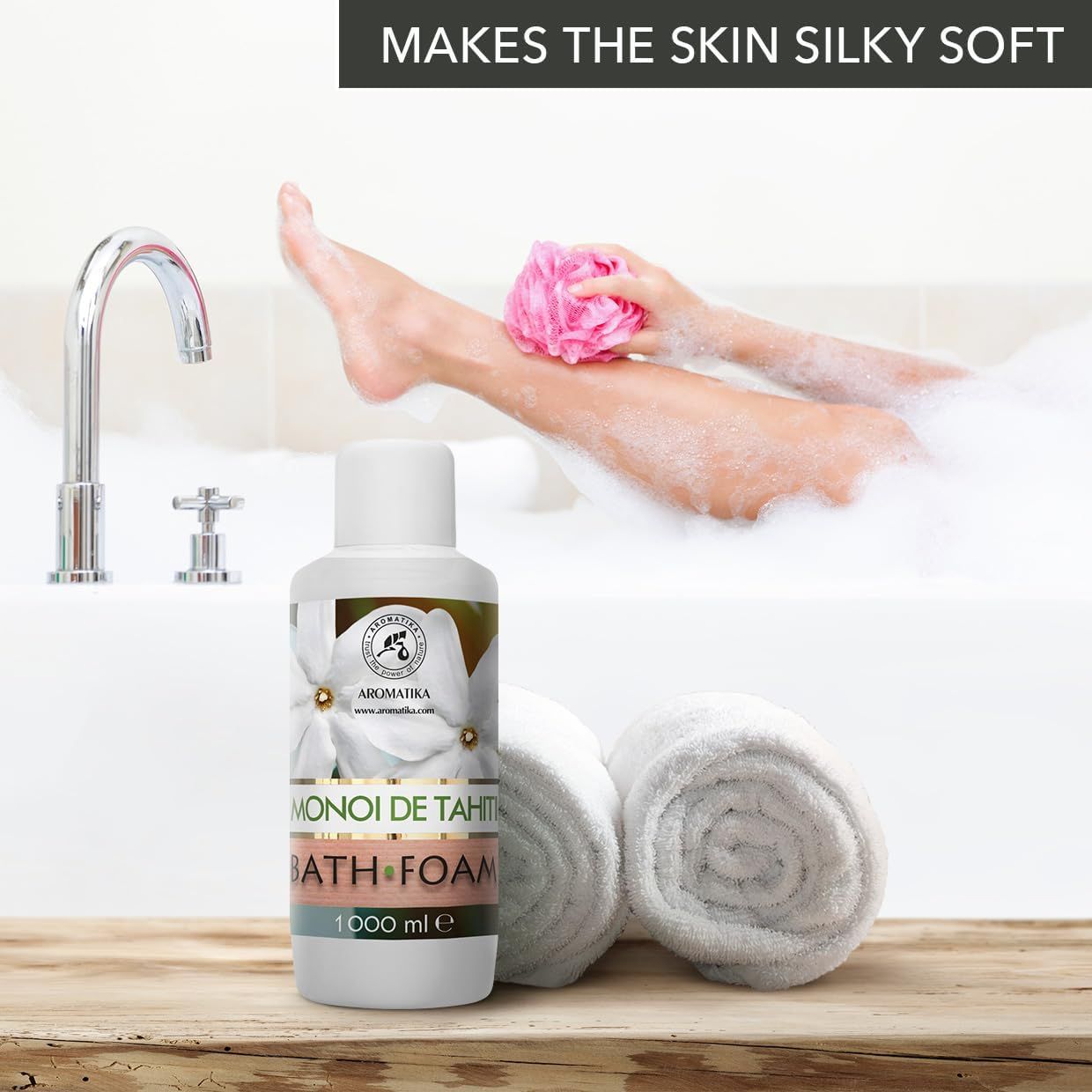 AROMATIKA  Badeschaum Monoi de Tahiti