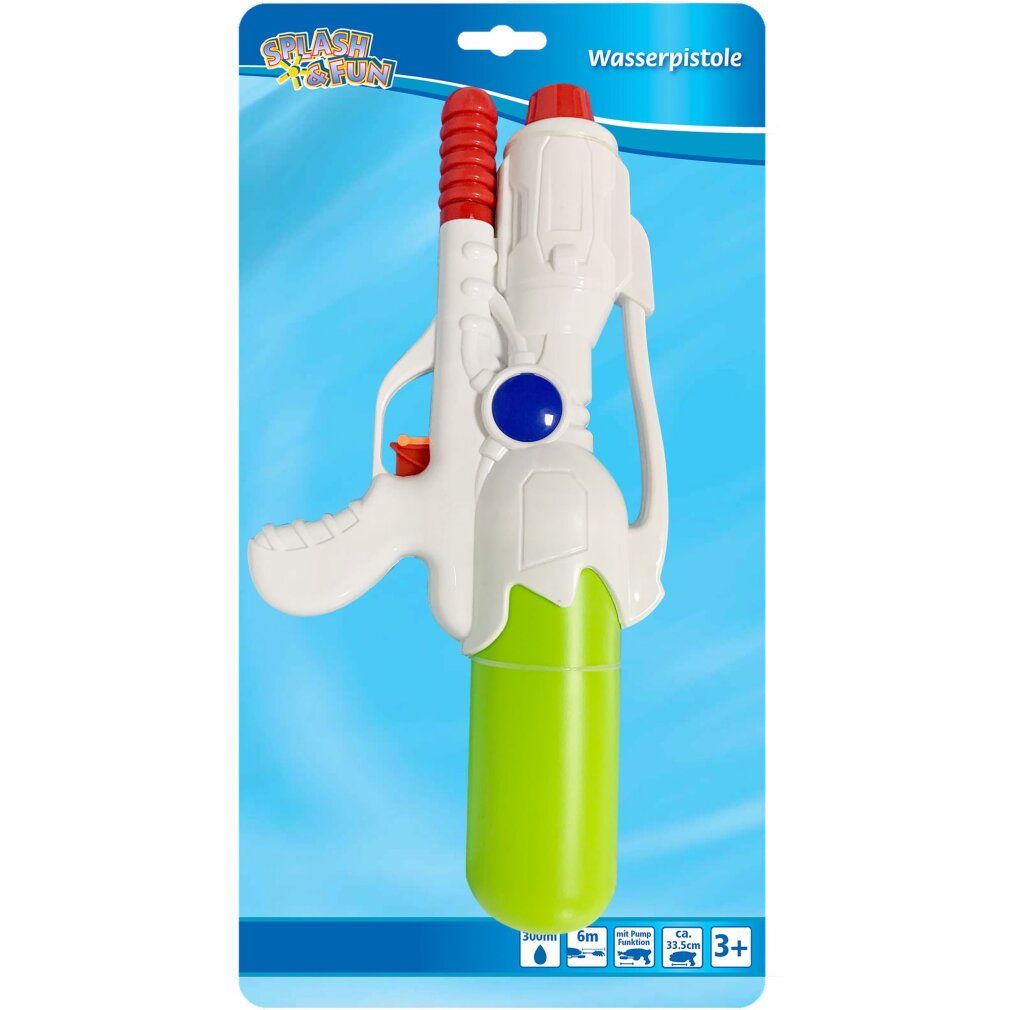 VEDES Großhandel GmbH - Ware Splash & Fun Wasserpistole mit Pumpfunktion, 33 cm