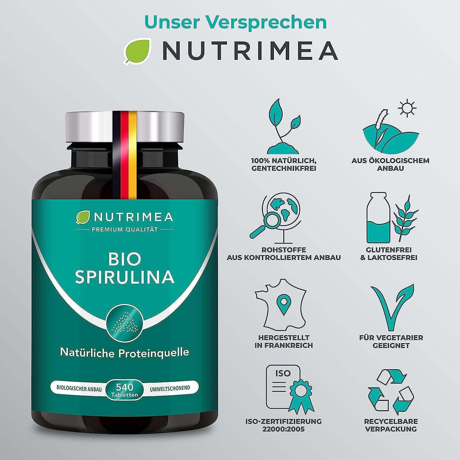 Nutrimea Spirulina Presslinge